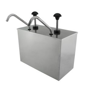 Dispensador Salsas Ecobeck Acero Inox 2 Depositos (4lts CU)