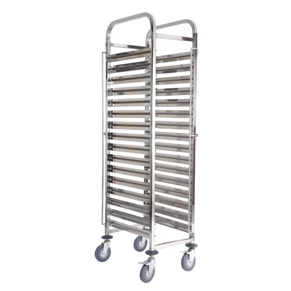 Carro Bandejero Acero Inox 380x550x1705 16 Gn 1/1 - Imagen 2