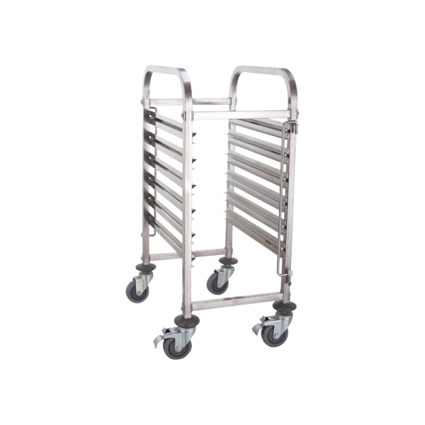 Carro Bandejero Acero Inox 380x550x1000 6 Gn 1/1