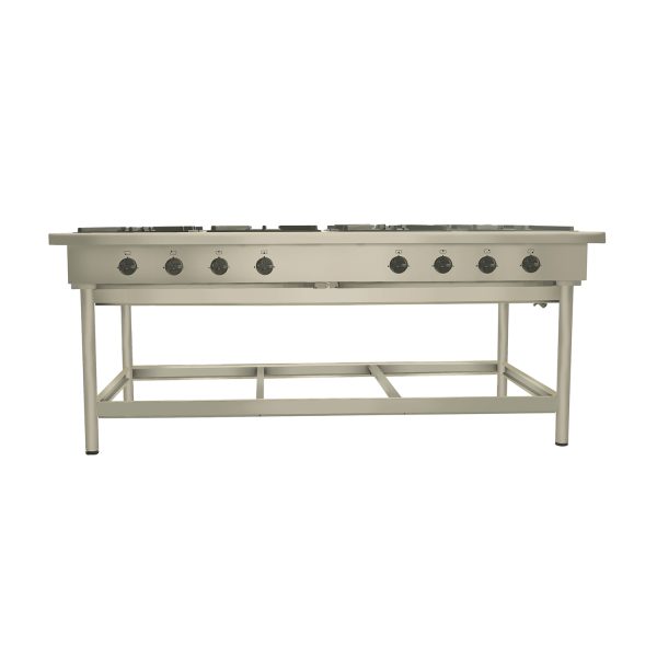 Anafe Alto 8 P. 35x35 Glp Acero Inox - Imagen 2