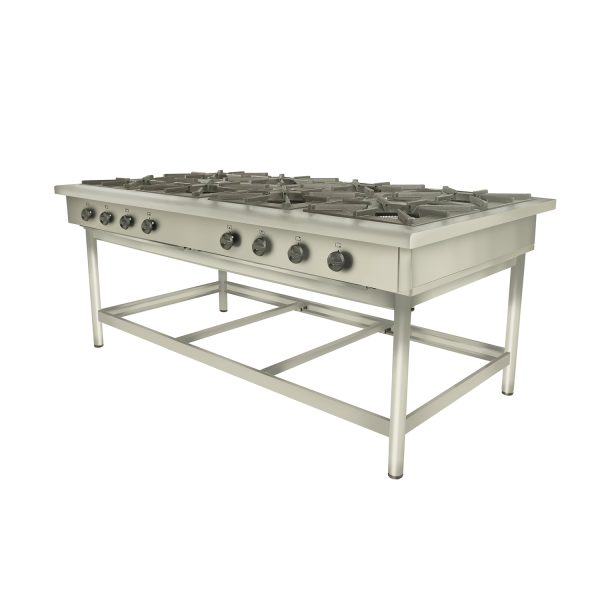 Anafe Alto 8 P. 35x35 Glp Acero Inox - Imagen 3