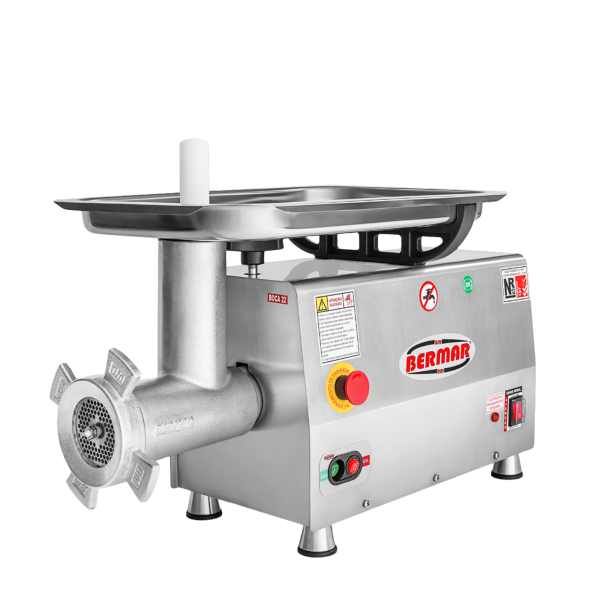 Moledora de Carne Boca 22 Alargada Motor de 1,25 HP