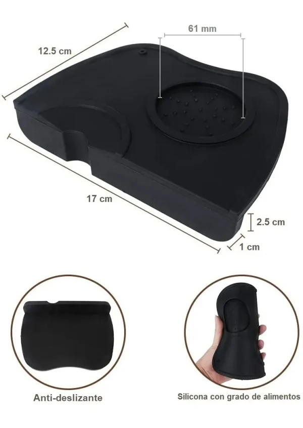 Apoya Tamper Grande 18 Cm X 12 Cm - Imagen 2